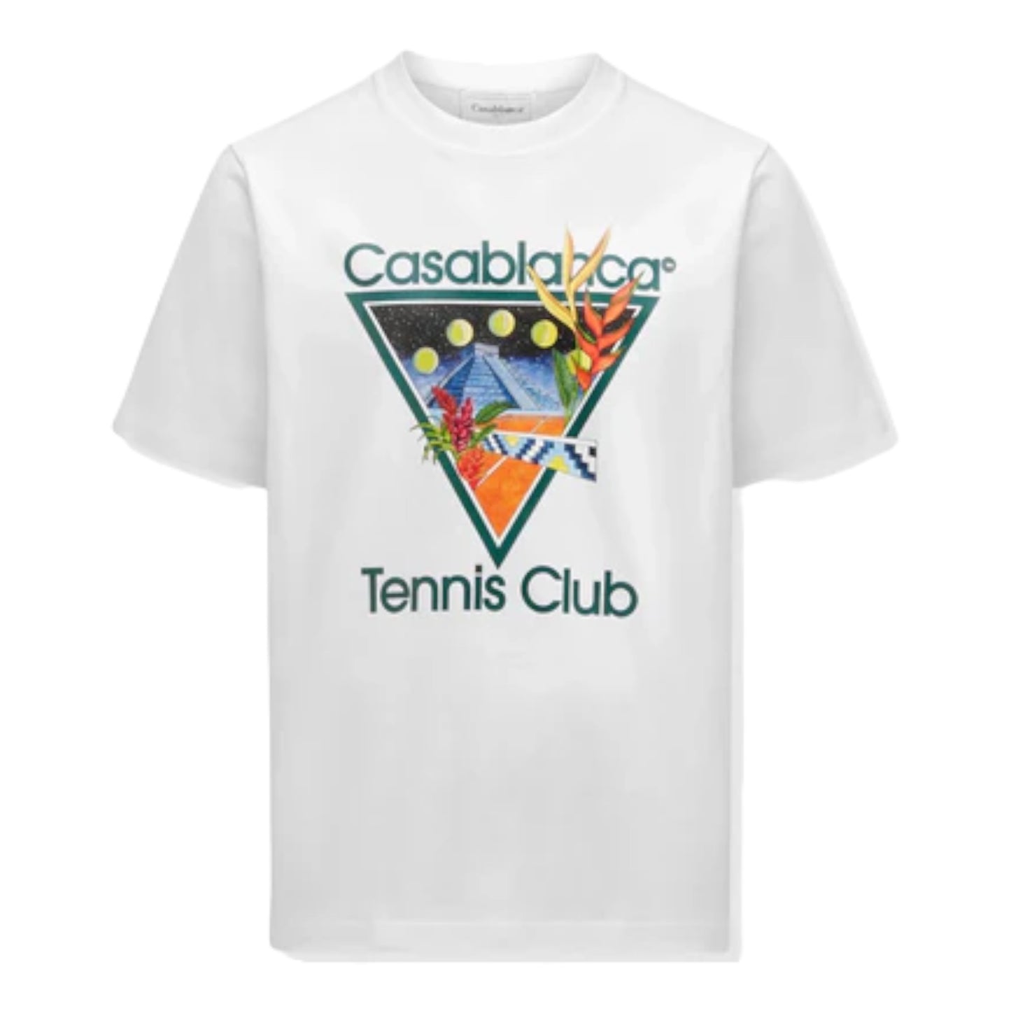 Casablanca Tennis Club T - White / Green