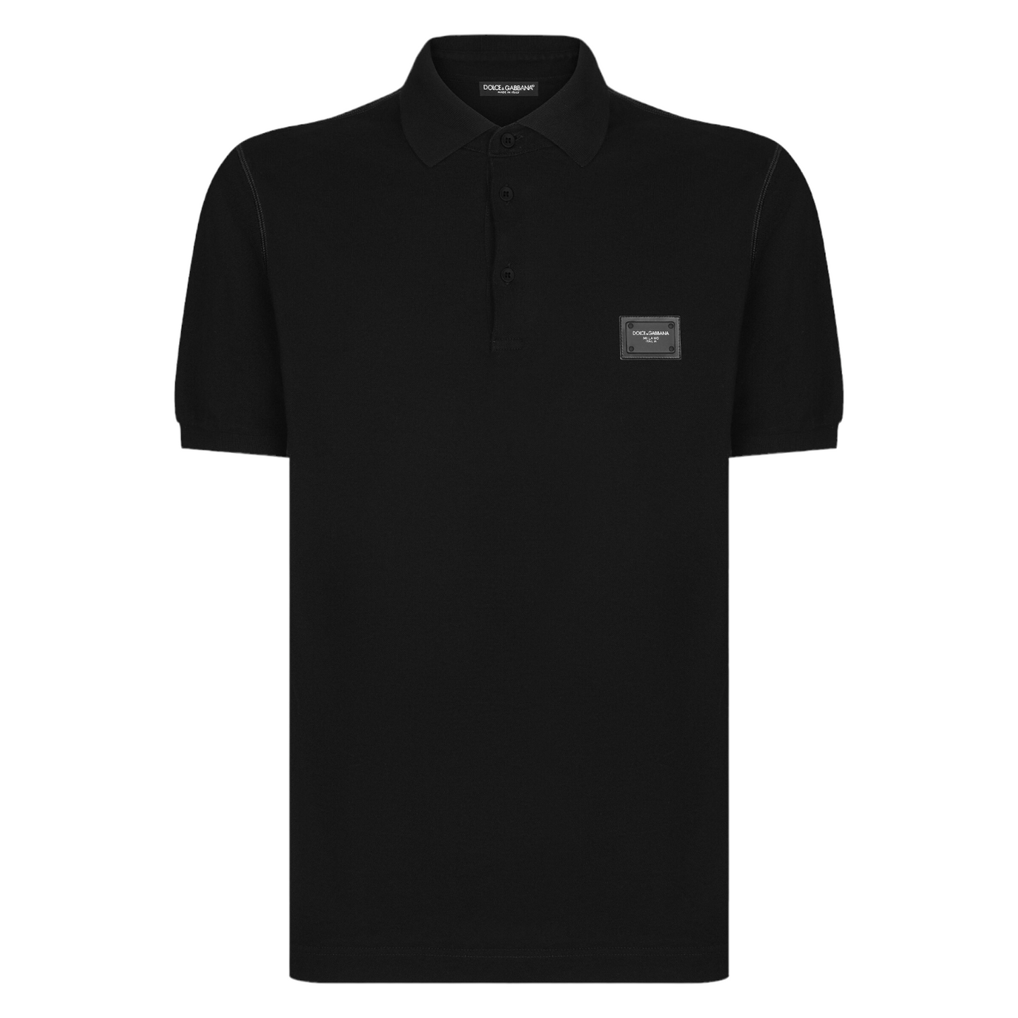 D&G Logo Plaque Polo Shirt