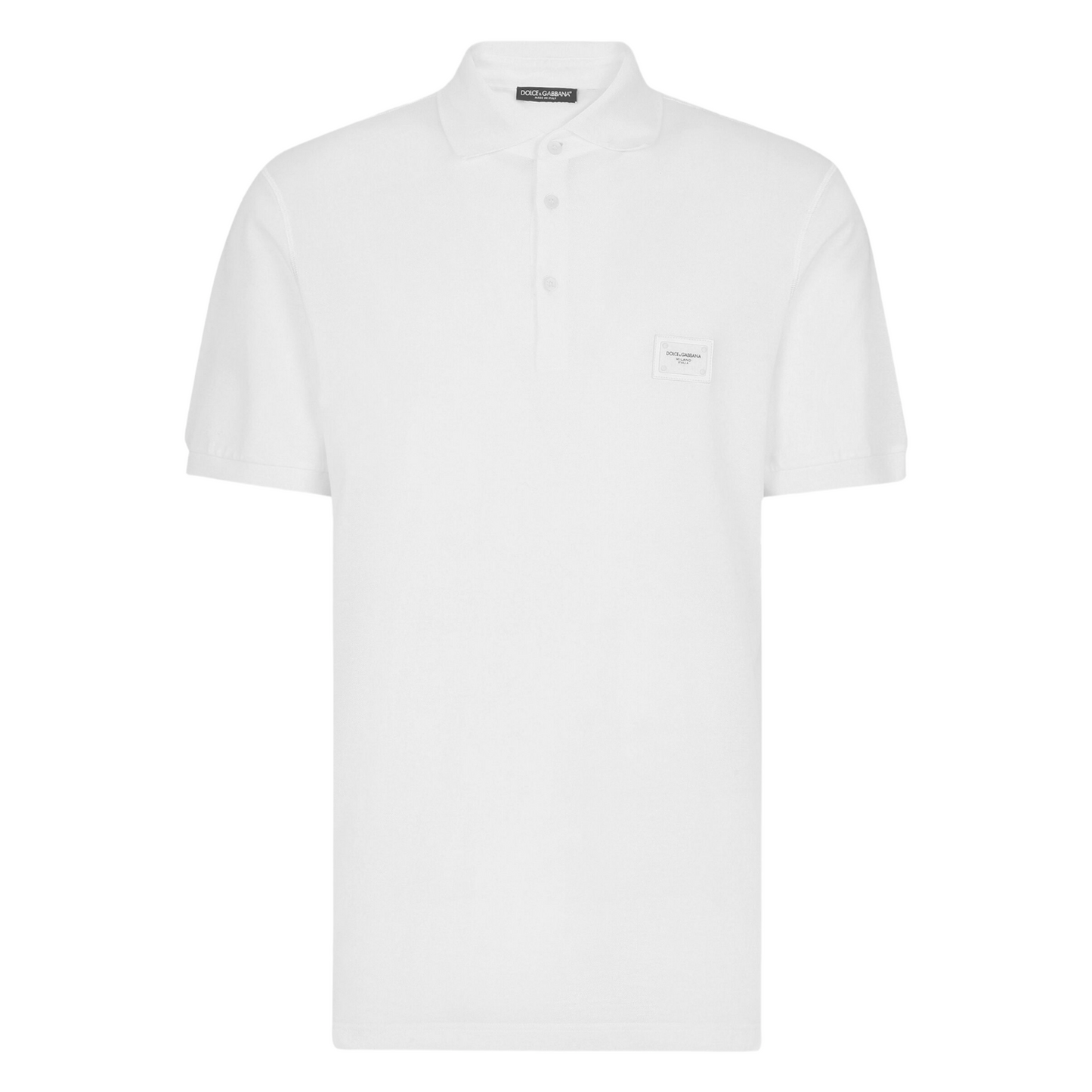 D&G Logo Plaque Polo Shirt