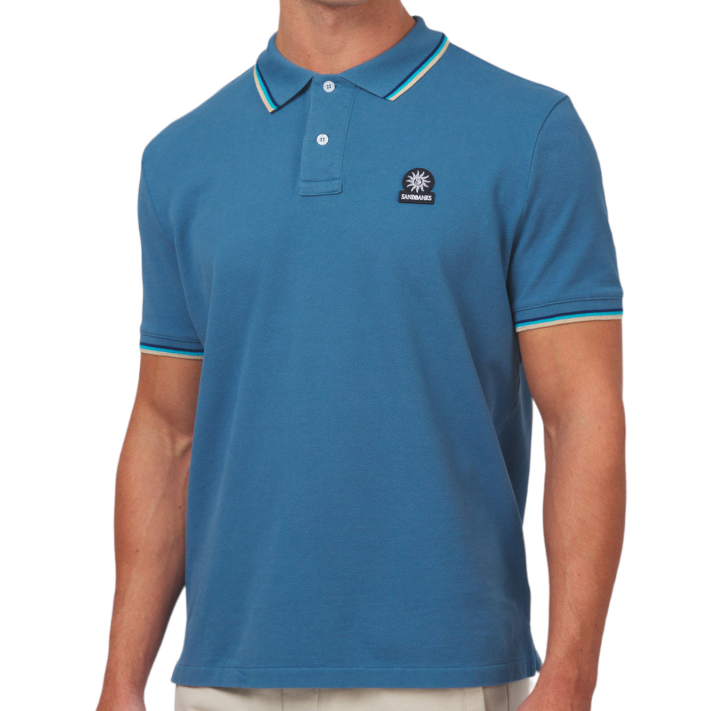 Sandbanks Badge Logo Polo Shirt