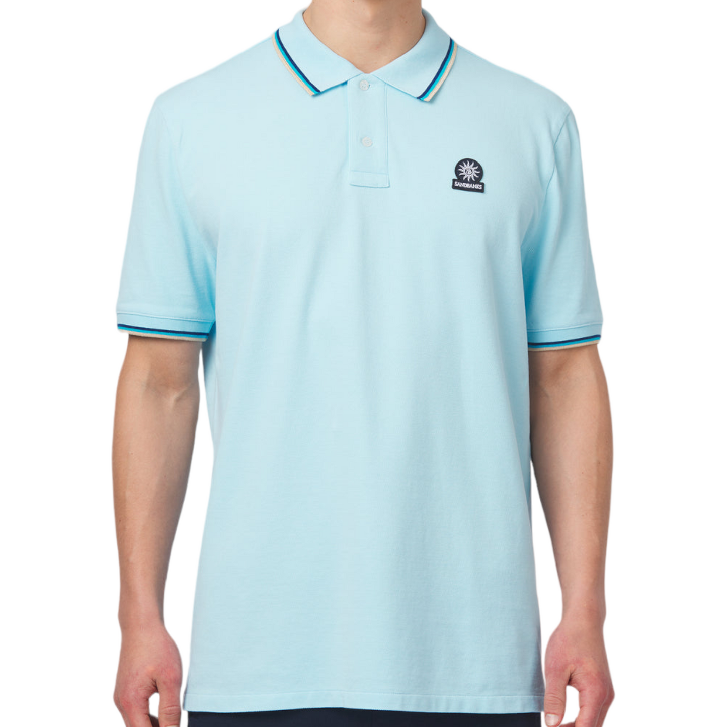 Sandbanks Badge Logo Polo Shirt