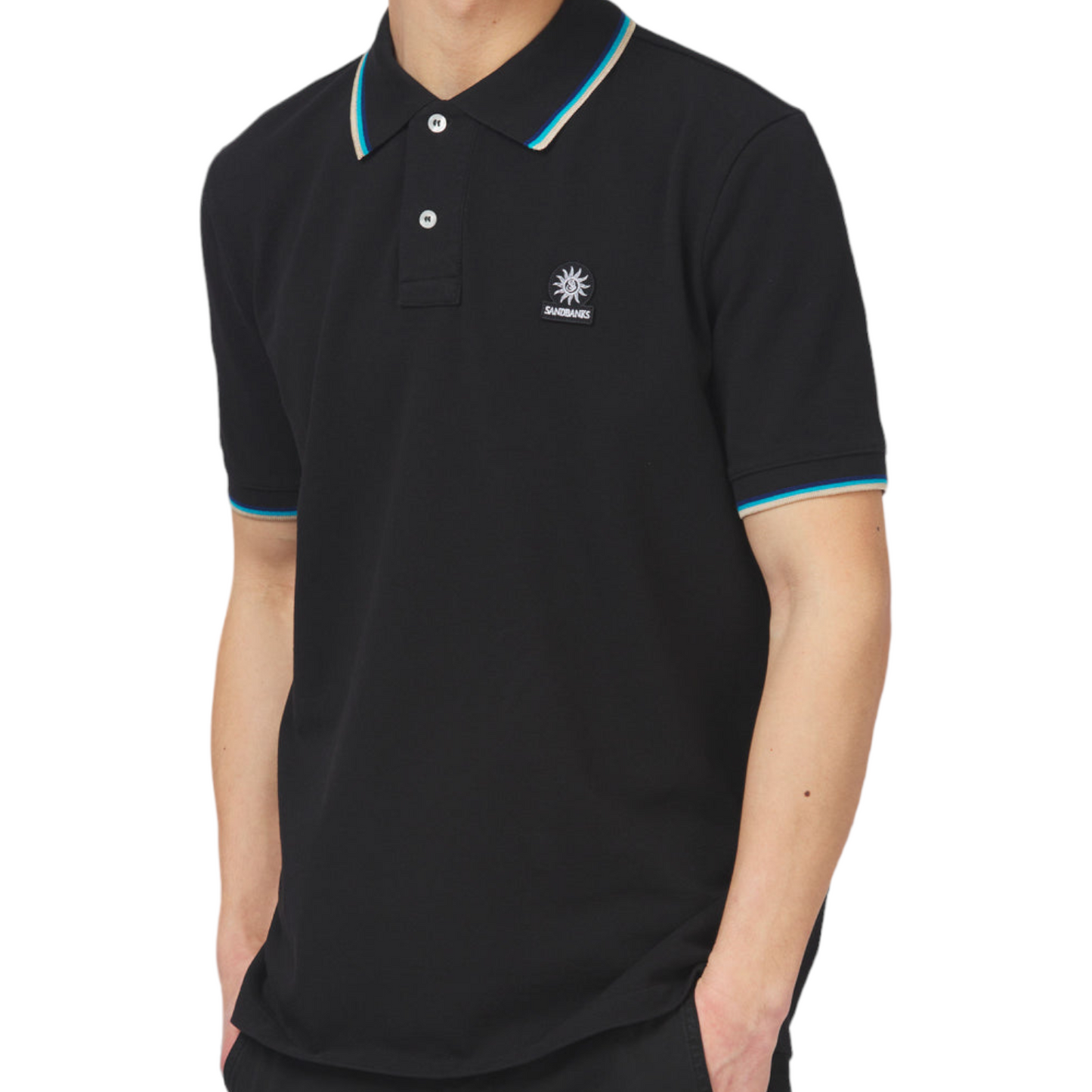 Sandbanks Badge Logo Polo Shirt