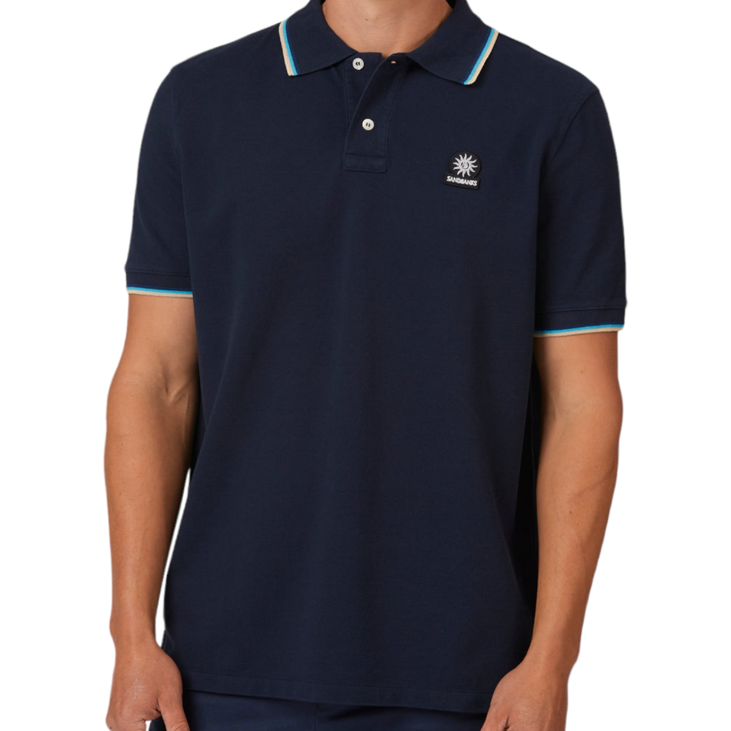 Sandbanks Badge Logo Polo Shirt