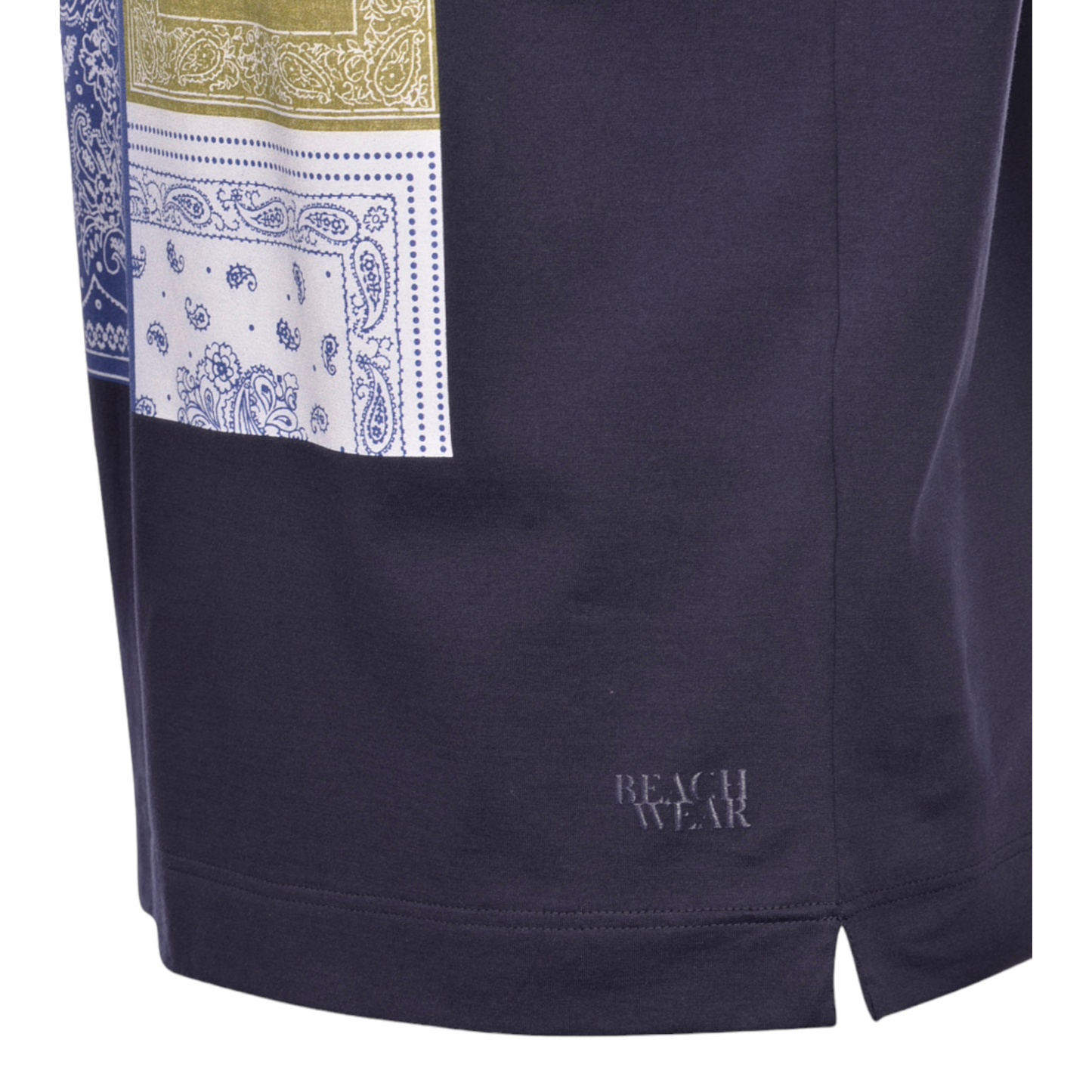 Gran Sasso Patchwork Jersey T - Navy