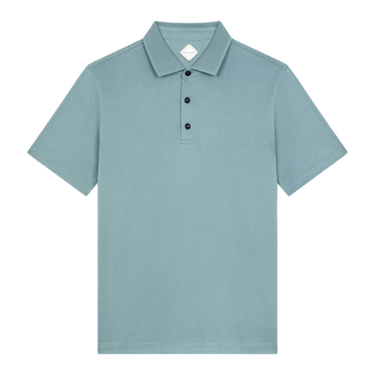 Pal Zileri Mercerized Cotton Polo - Pale Turquoise