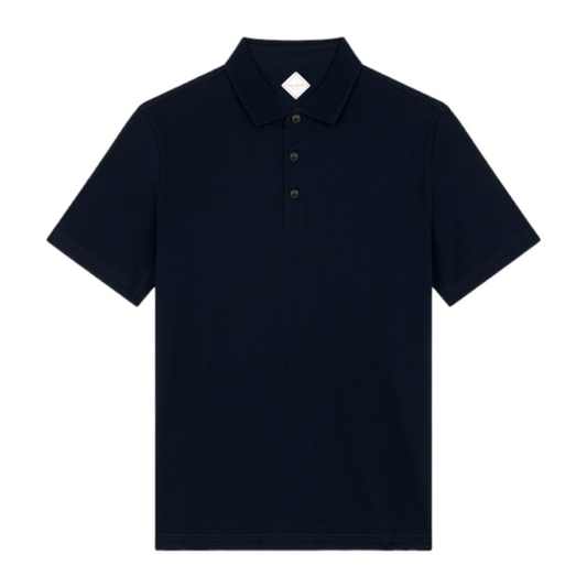 Pal Zileri Mercerized Cotton Polo - Navy