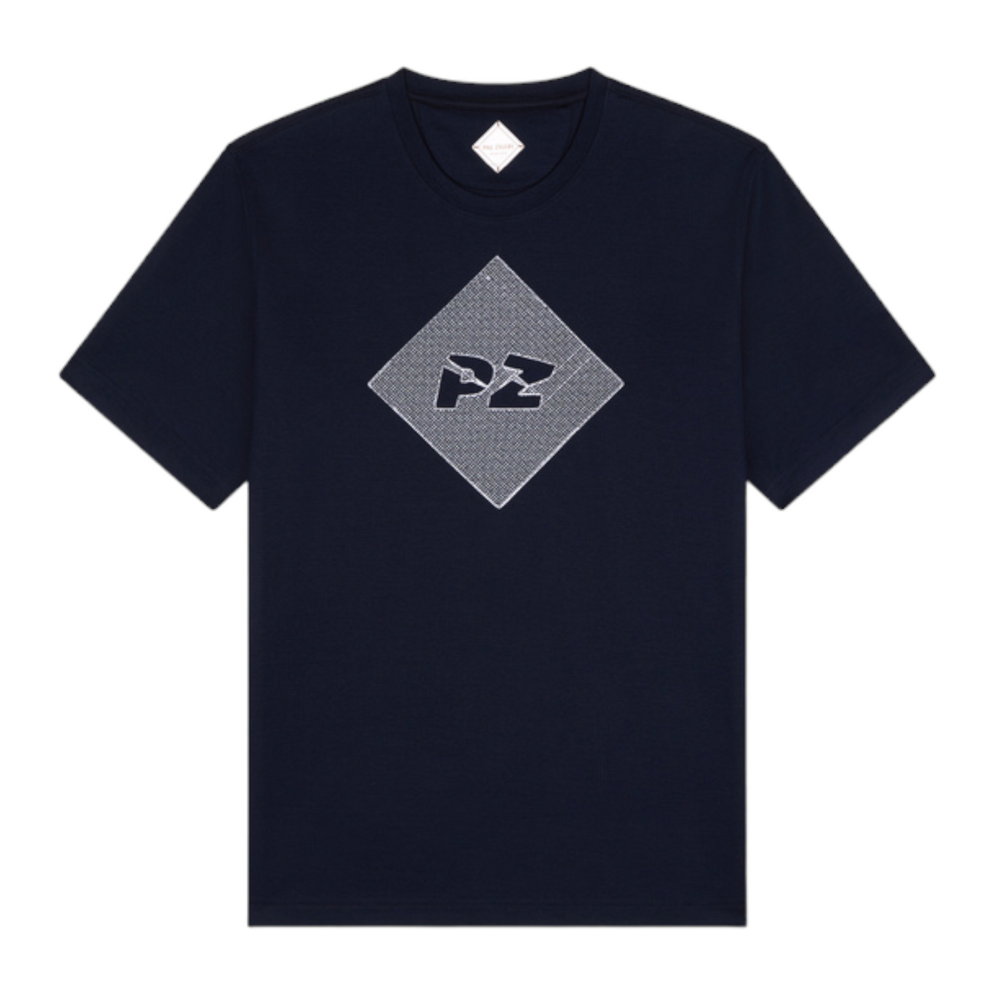 Pal Zileri Diamond Mercerized Cotton T - Navy