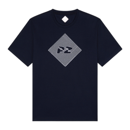 Pal Zileri Diamond Mercerized Cotton T - Navy