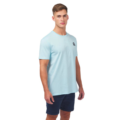 Sandbanks Badge Logo T - Crystal Blue