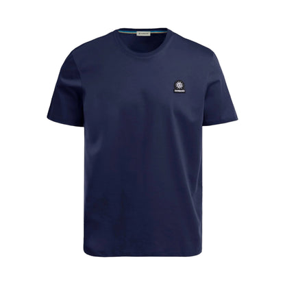 Sandbanks Badge Logo T - Navy