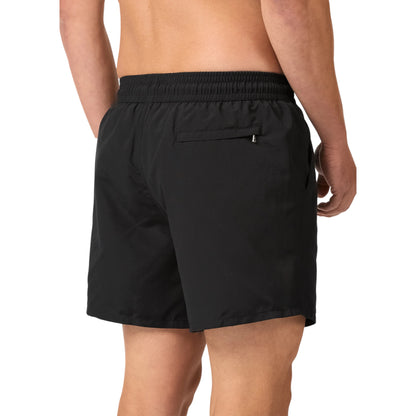 Sandbanks Badge Logo Swim Short - Black