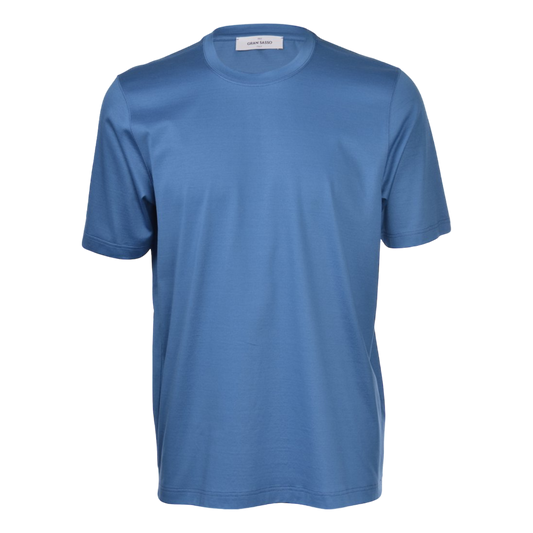 Gran Sasso Mercerized Cotton T - Cyan