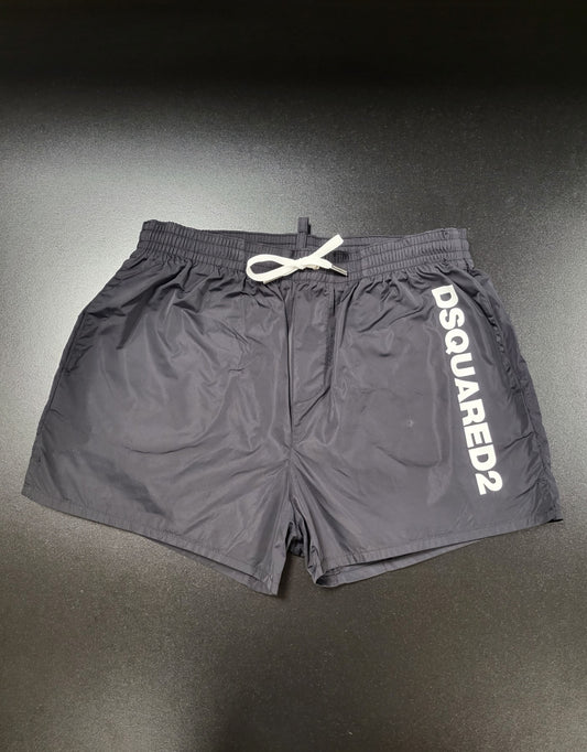 Dsquared2 Vertical Logo Swim Short - Black