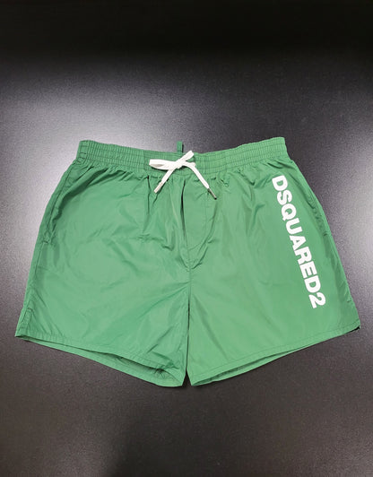 Dsquared2 Vertical Logo Swim Short - Green