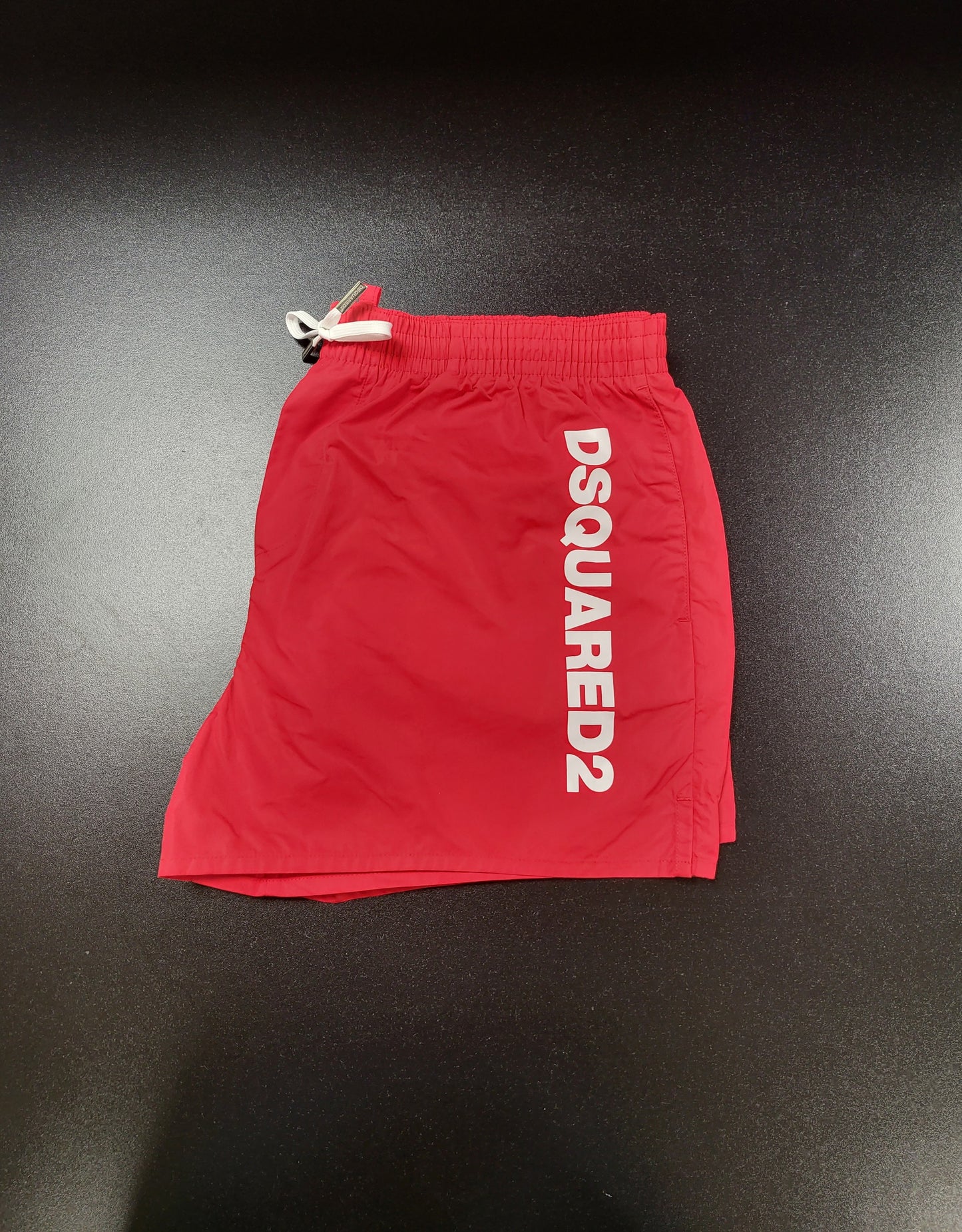 Dsquared2 Vertical Logo Swim Short - Red