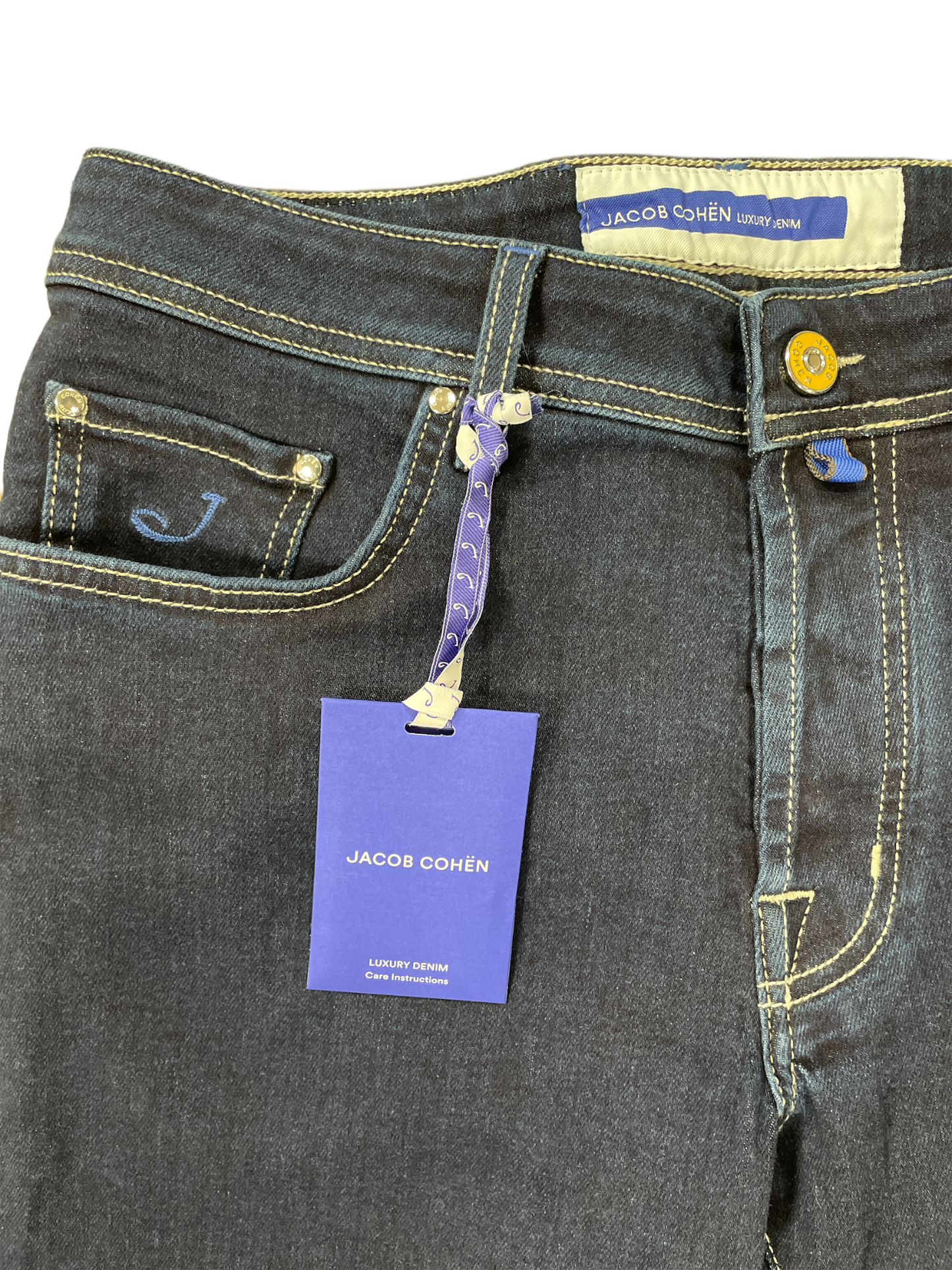 Jacob Cohen Navy Jean / Blue Badge