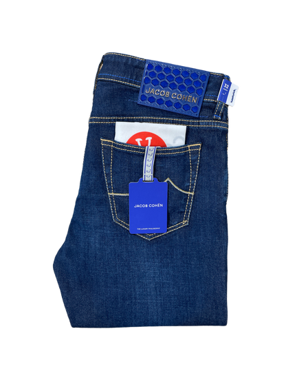 Jacob Cohen Denim Jean / Blue & Gold Badge