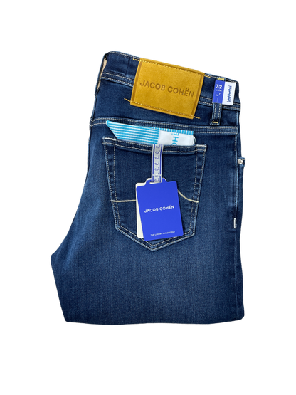 Jacob Cohen Denim Jean / Yellow Badge