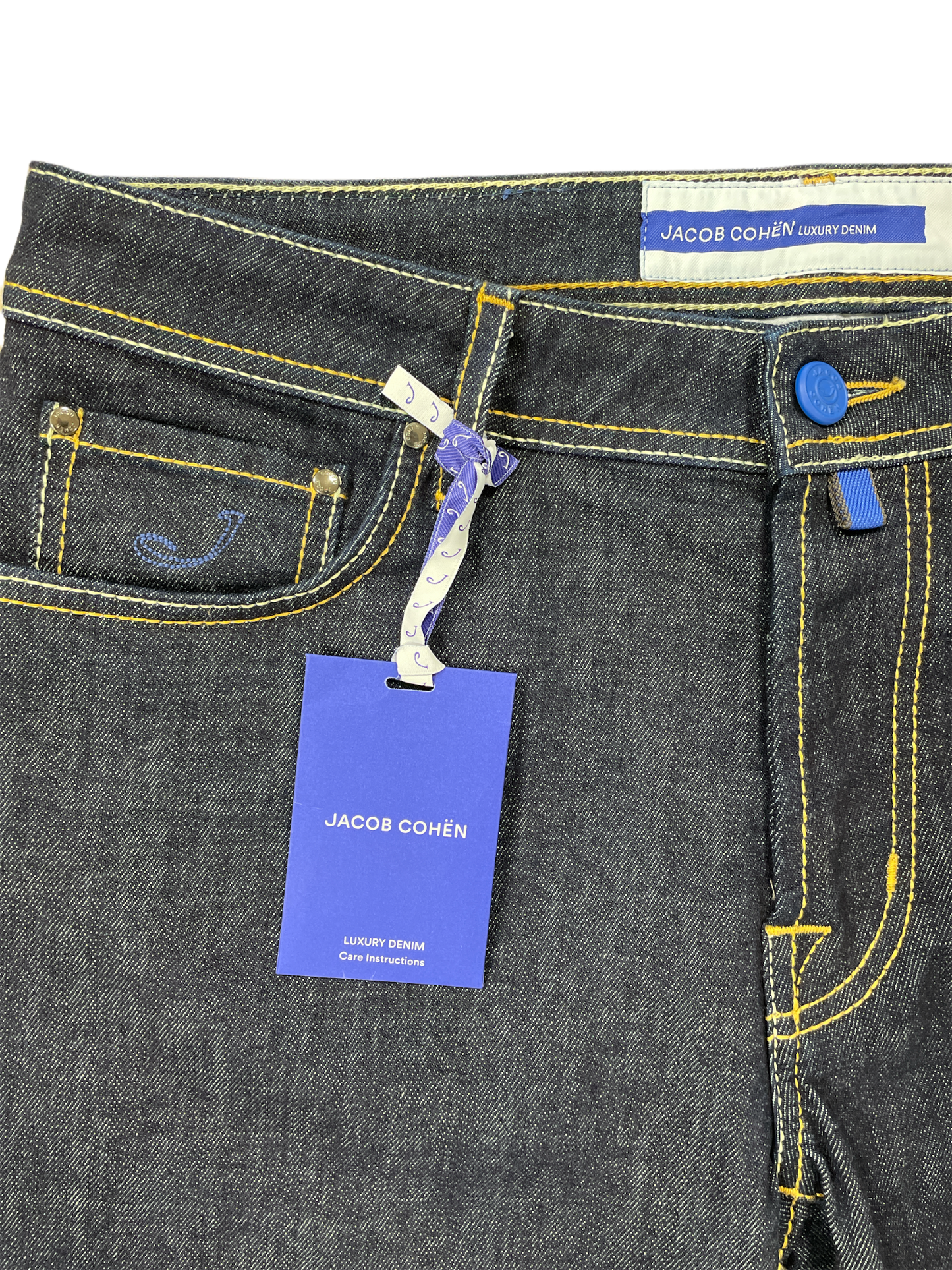 Jacob Cohen Dark Denim Jean / Blue Badge