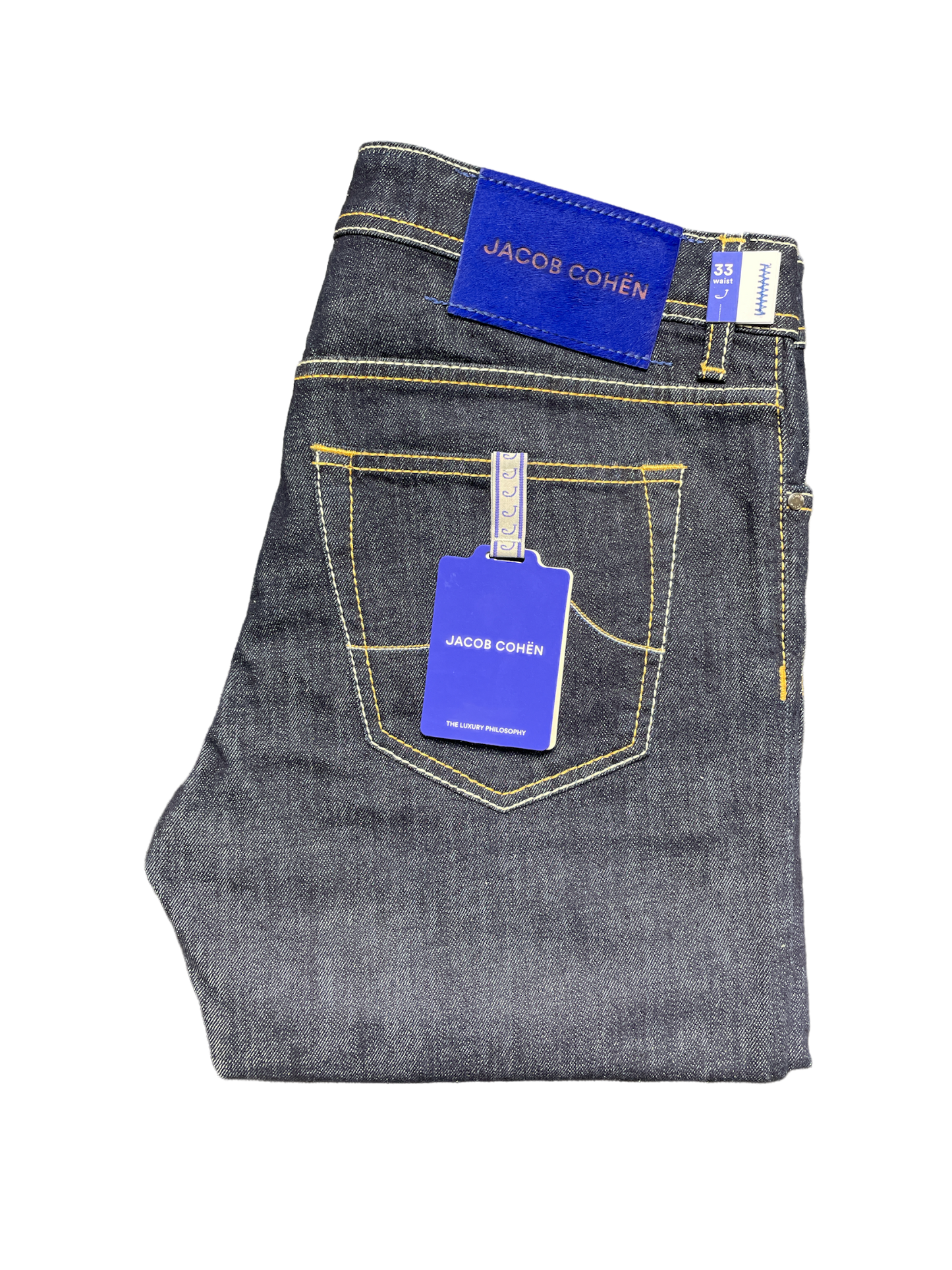 Jacob Cohen Dark Denim Jean / Blue Badge