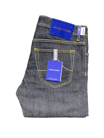 Jacob Cohen Dark Denim Jean / Blue Badge