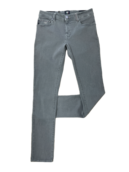 Tramarossa Leonardo SS Denim Jean - Light Grey / Grey Badge