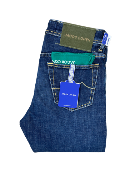 Jacob Cohen Denim Jean / Olive Badge