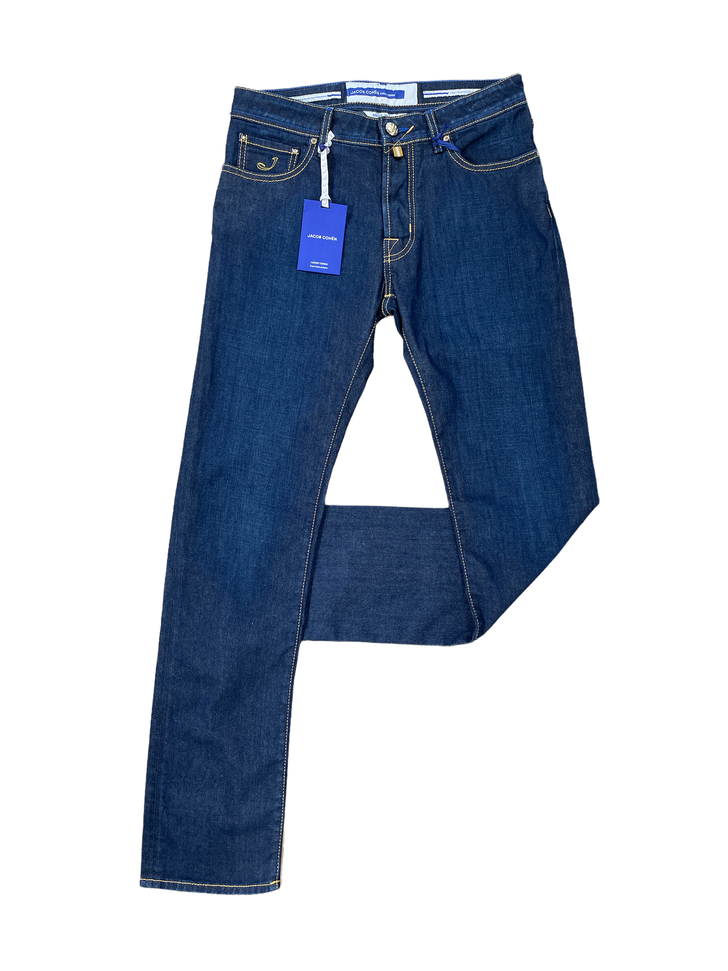 Jacob Cohen Denim Jean / Blue & Gold Badge