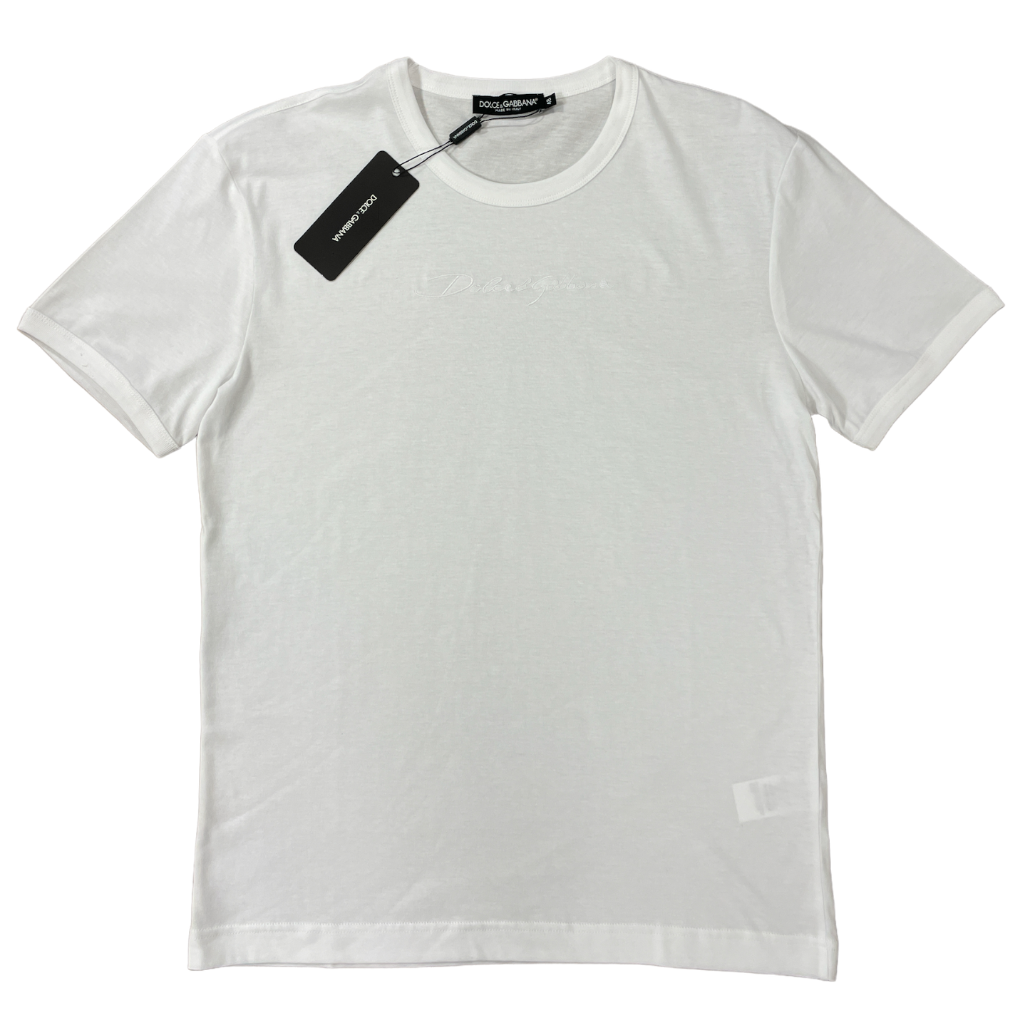 D&G Embroidered T - White