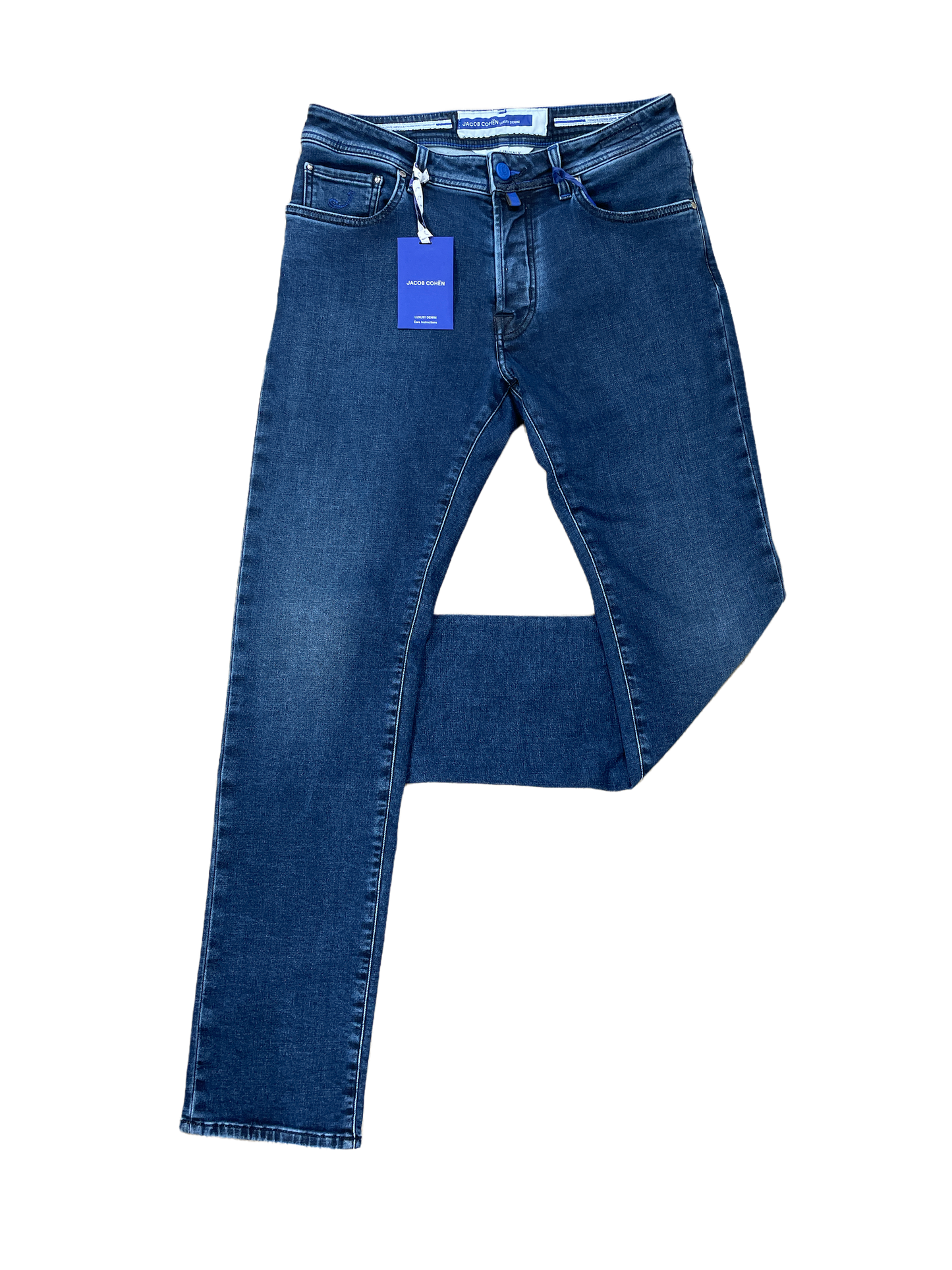 Jacob Cohen Denim Jean / Blue Badge / Black Stitch