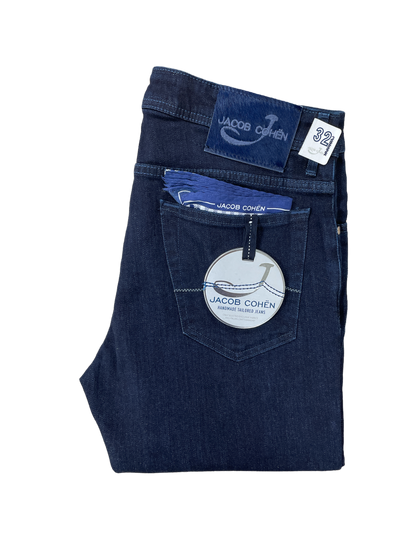 Jacob Cohen Dark Navy Jean / Navy Badge