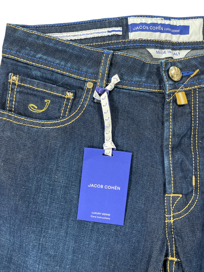 Jacob Cohen Denim Jean / Blue & Gold Badge